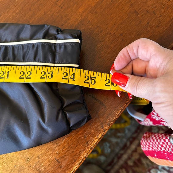 Hudson Jeans co NWT SZ SM Logo Varsity jacket in black /white color way - Picture 16 of 16